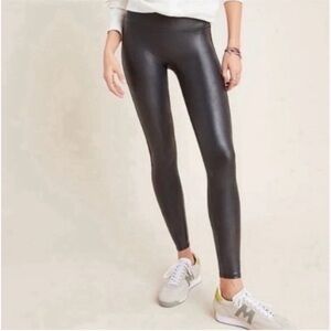 Spanx Faux Leather Pull On Leggings